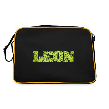 Idée cadeau Leon - Sac Retro - noir/or - Dos