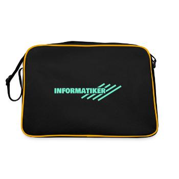 Computer scientist - Retro Bag - black/gold - Back