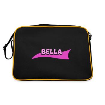 Bella comme prénom - Sac Retro - noir/or - Dos