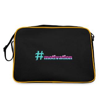motivation - Retro Bag - black/gold - Back