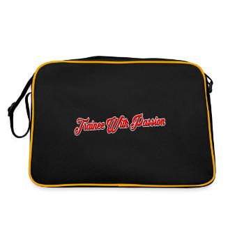 Trainee With Passion 4 - Retro Tasche - Schwarz/Gold - Hinten