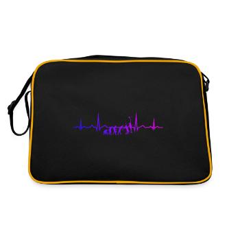 Men's Paddle Tennis Paddle Tennis Paddle Racket - Retro Bag - black/gold - Back
