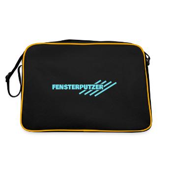Cadeau pour lave-vitres - Sac Retro - noir/or - Dos