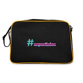 Argentina Argentinien - Retro Bag - black/gold - Back