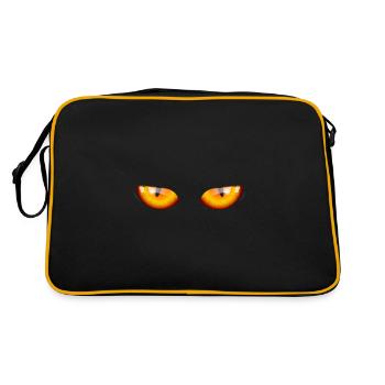 Dragon Eyes - Retro Bag - black/gold - Back