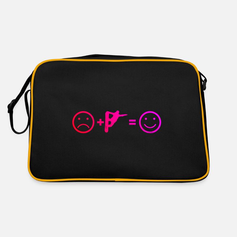 Damen Snowboarder Wintersport Snowboard Snowboardi Retro Tasche