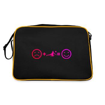 Volley-ball Volley-ball Joueurs de volley-ball - Sac Retro - noir/or - Dos