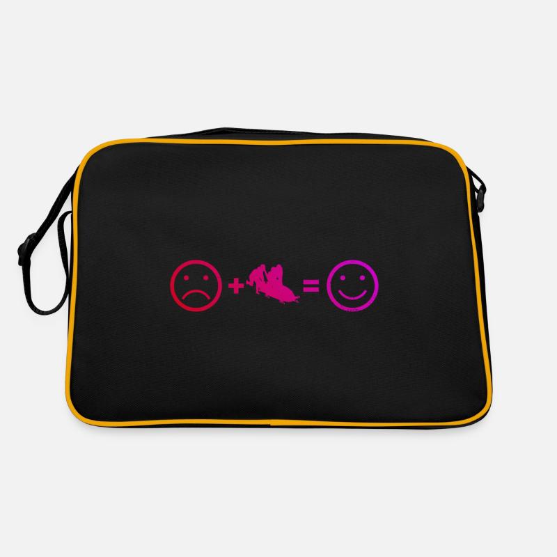 Bobsleigh à deux hommes Course de bobsleigh femmes Sac Retro