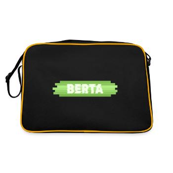 Idée cadeau Berta - Sac Retro - noir/or - Dos