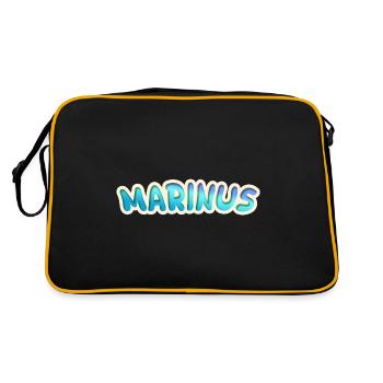 Marinus en tant que métier - Sac Retro - noir/or - Dos
