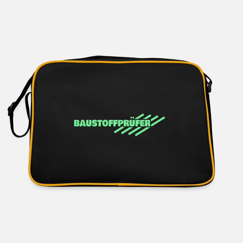 Geschenk für Baustoffprüfer Retro Tasche
