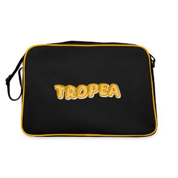 Cadeau pour Tropea - Sac Retro - noir/or - Dos