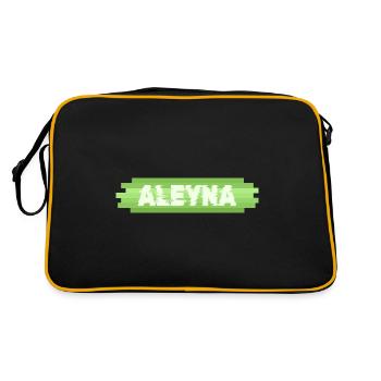 Aleyna - Sac Retro - noir/or - Dos