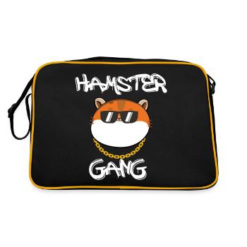 Hamster Gang - Retro Bag - black/gold - Back