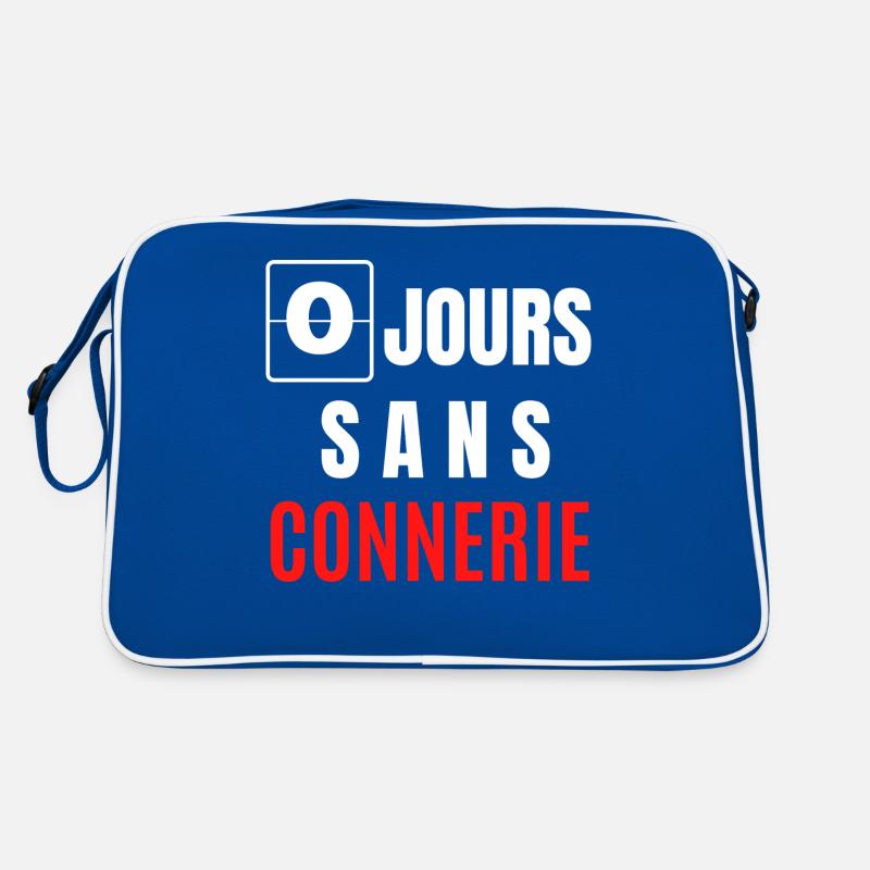 zéro jours sans connerie Sac Retro