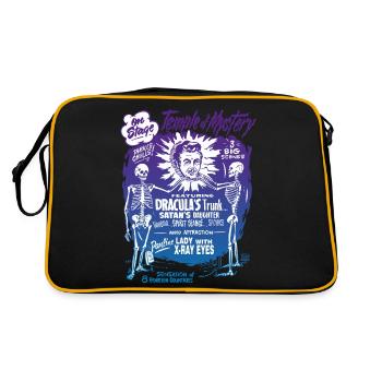 Vintage Halloween Spook Show Temple of Mystery - Sac Retro - noir/or - Dos