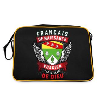 Vosgien Grâce de Dieu - Sac Retro - noir/or - Dos