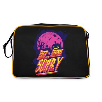 Halloween - Retro Bag - black/gold - Back
