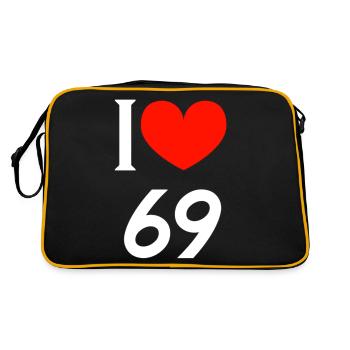 J’adore 69 - Sac Retro - noir/or - Dos