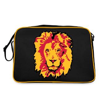 lion - Sac Retro - noir/or - Dos