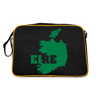 Irlande (ID: 002004) - Sac Retro - noir/or - Dos