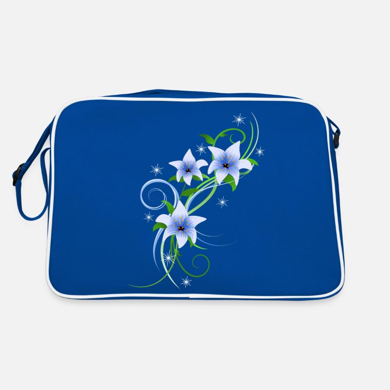 Fleurs lys jardin vivaces fleurs orchidée Sac Retro