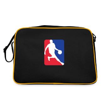 basketball - Retro Bag - black/gold - Back