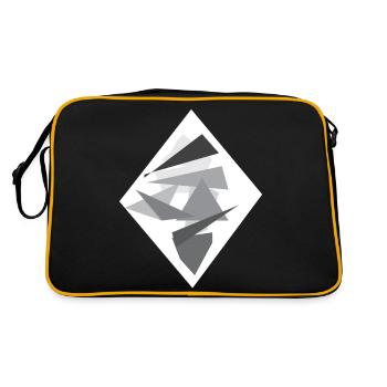 Losange - Sac Retro - noir/or - Dos