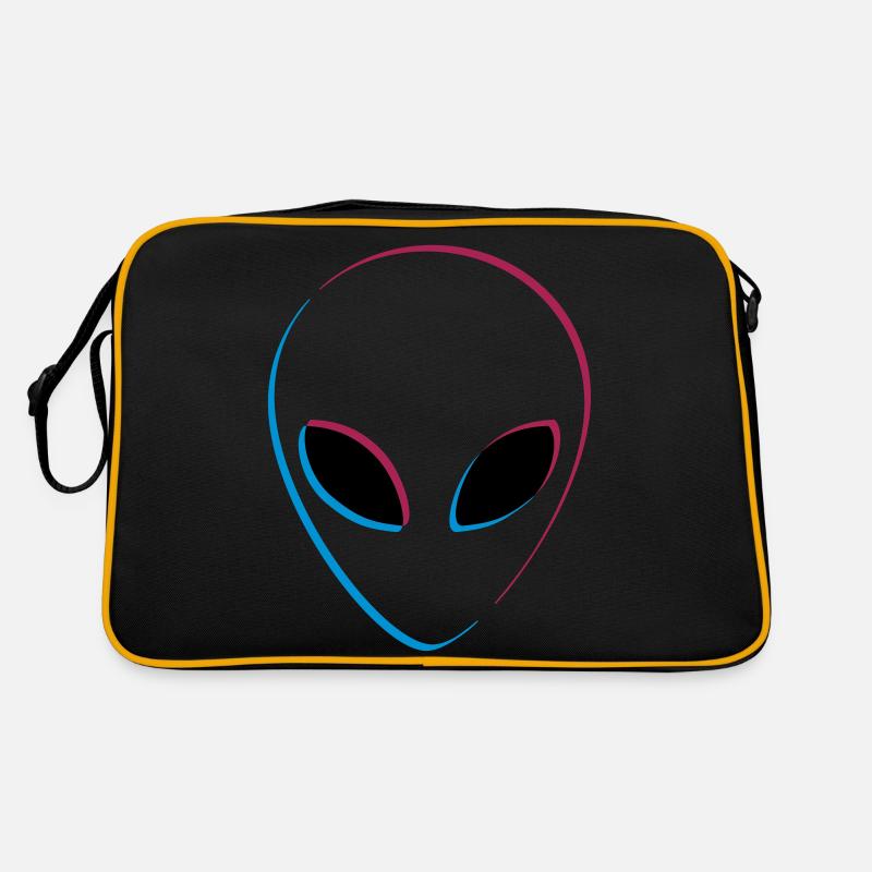 3D Effekt Alien Retro Tasche