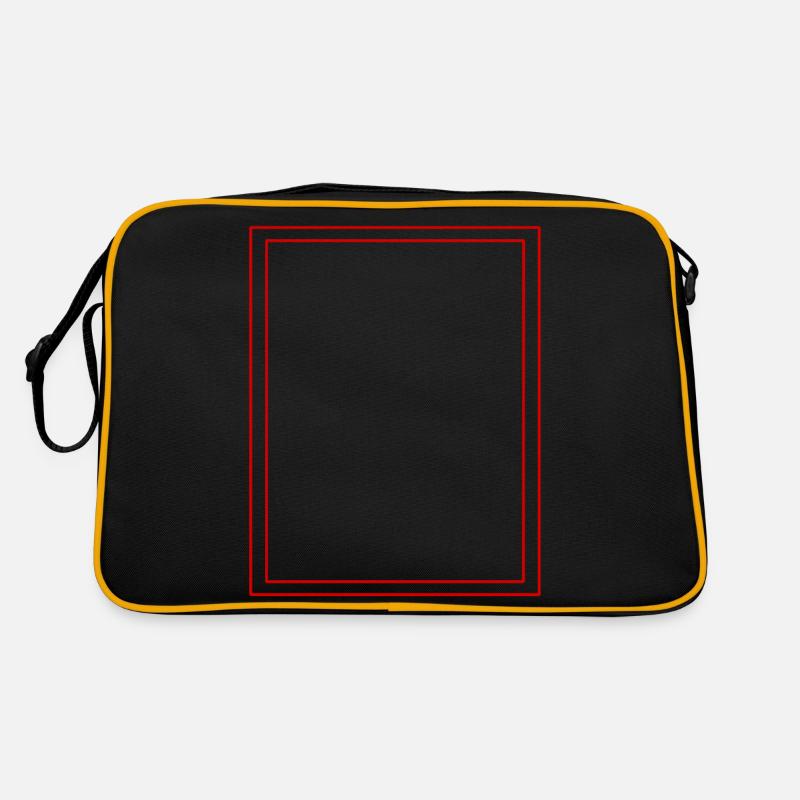 Frame / Abstract / Line / Pattern / Trend / Red Retro Bag