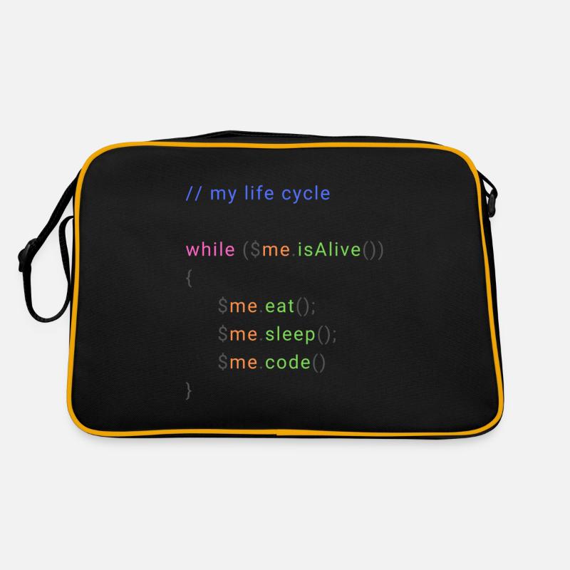 my life cycle dev Retro Tasche