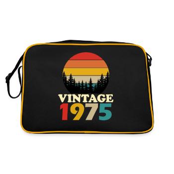 Millésime 1975 - Sac Retro - noir/or - Dos
