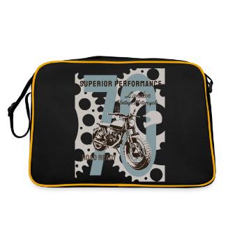 Moto London Vintage - Sac Retro - noir/or - Dos