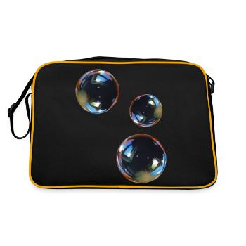3 bulles de savon - Sac Retro - noir/or - Dos