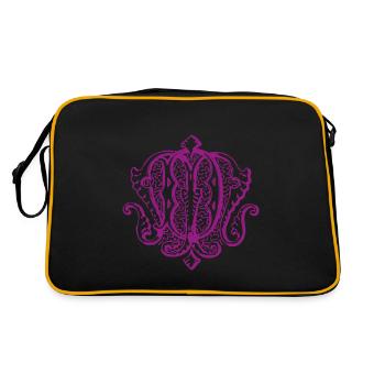 M - Retro Bag - black/gold - Back