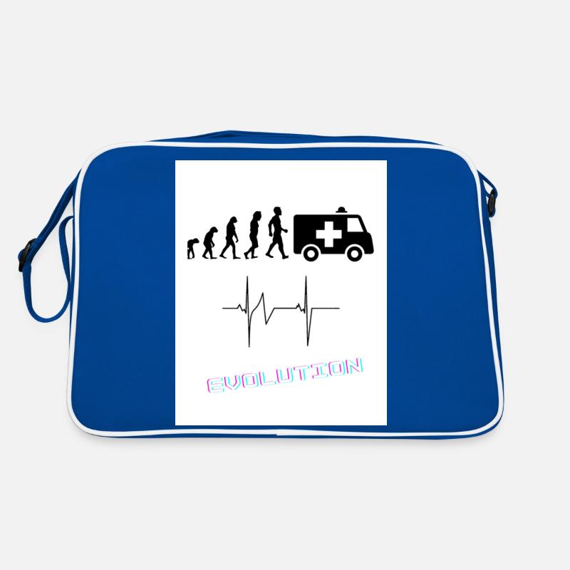 Evolution im Rettungsdienst Retro Tasche