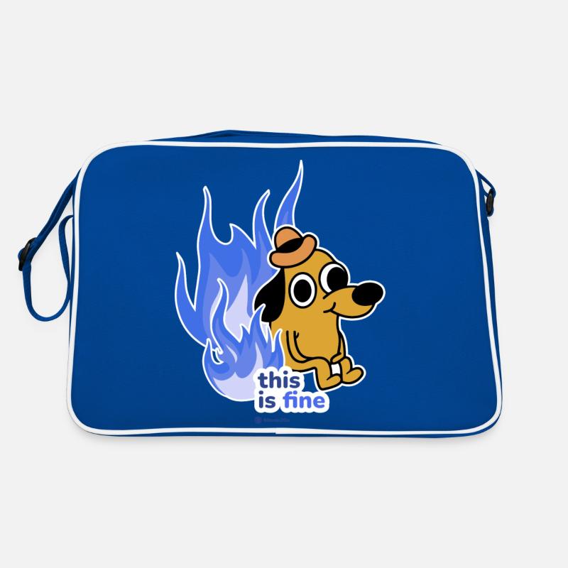 This is fine Retro Tasche