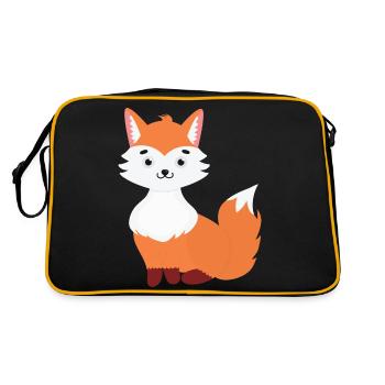 Fox - Retro Bag - black/gold - Back