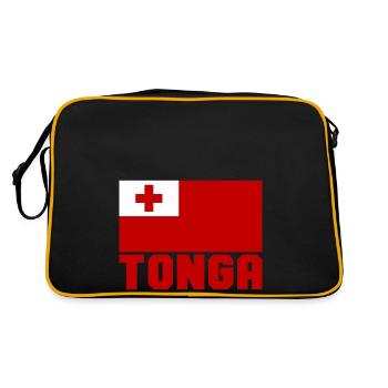 Tonga - Retro Bag - black/gold - Back