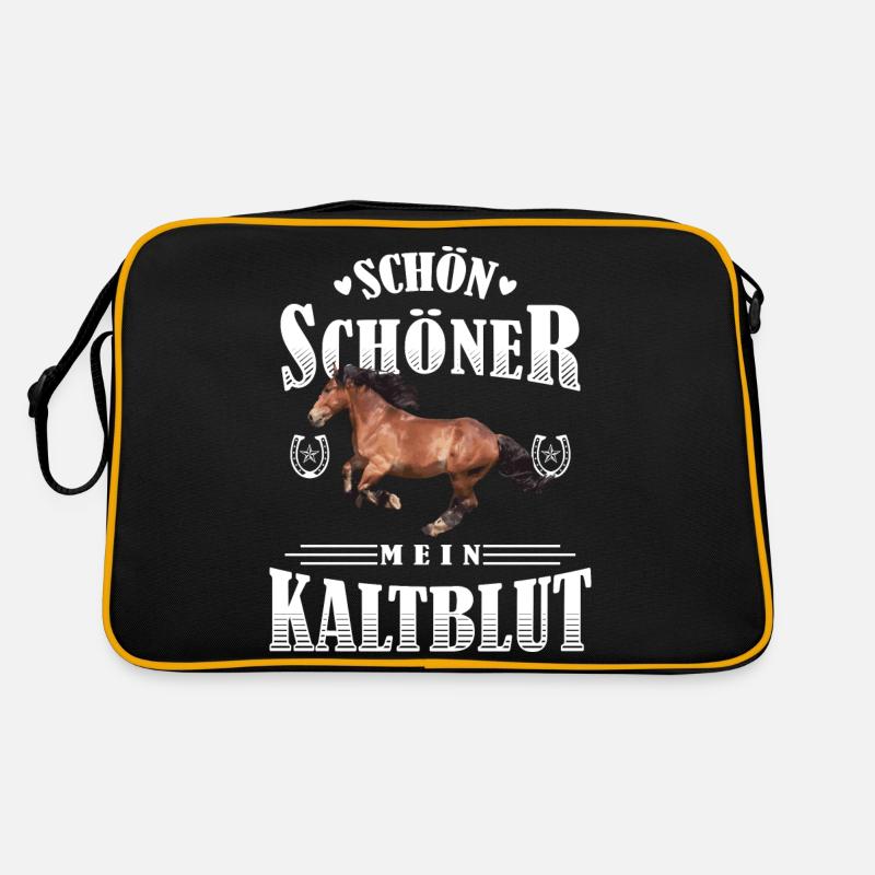 Schön Schöner Mein Kaltblut Retro Tasche