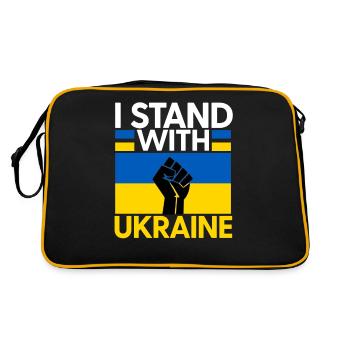 Ukraine - Retro Bag - black/gold - Back