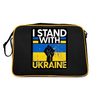 Ukraine - Retro Bag - black/gold - Back