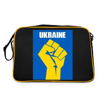 Ukraine - Sac Retro - noir/or - Dos