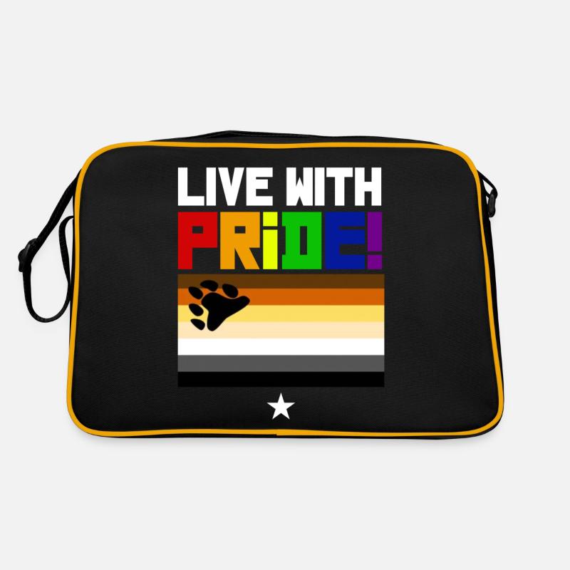 Drapeau de l’ours gay bear pride Sac Retro
