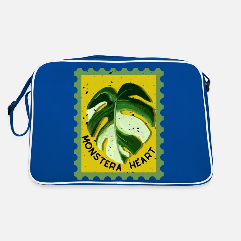 Monstera panaché Sac Retro
