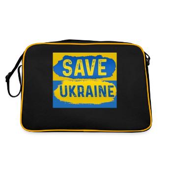 Ukraine - Sac Retro - noir/or - Dos