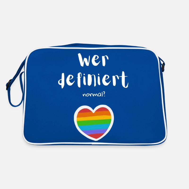 Wer definiert normal? Retro Tasche