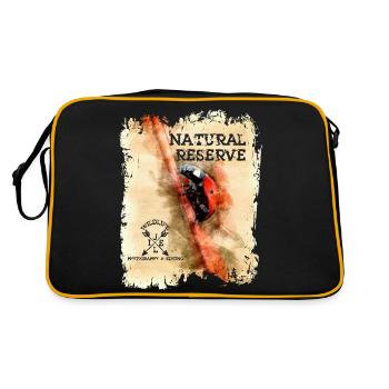 Series "NATURE RESERVE" - Ladybug - Retro Bag - black/gold - Back