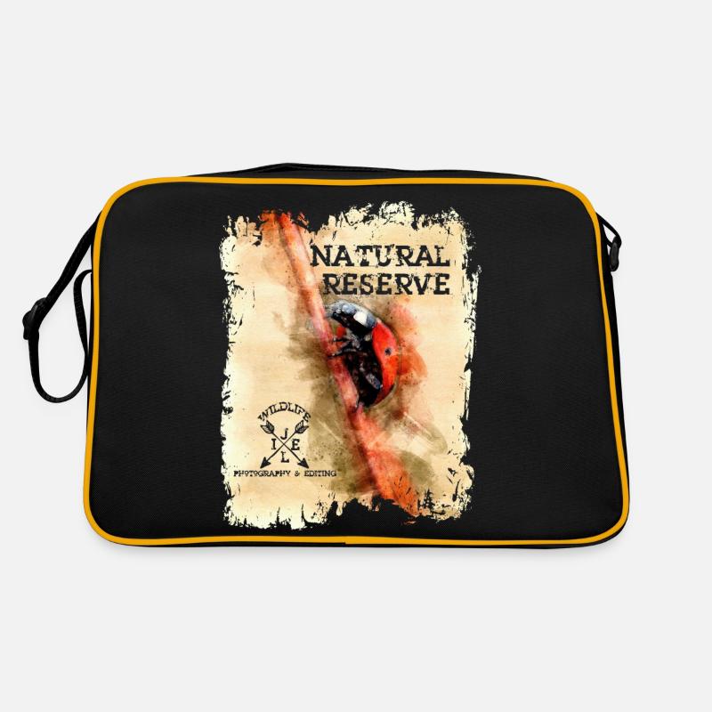 Series "NATURE RESERVE" - Ladybug Retro Bag