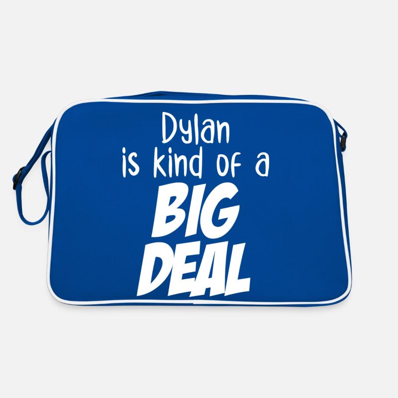 Dylan ist eine große Sache Retro Tasche